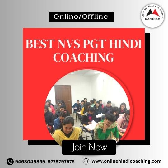 Best NVS PGT Hindi Coaching