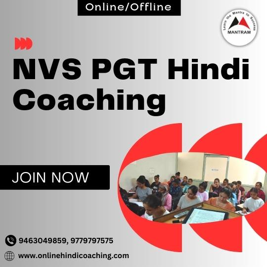 NVS PGT Hindi Coaching