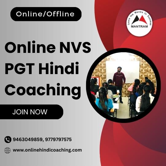 Online NVS PGT Hindi Coaching
