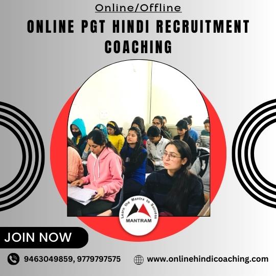 Online PGT Hindi Recruitment Coaching