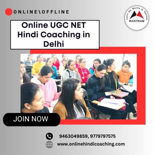 Online UGC Net Hindi Coaching in Delhi