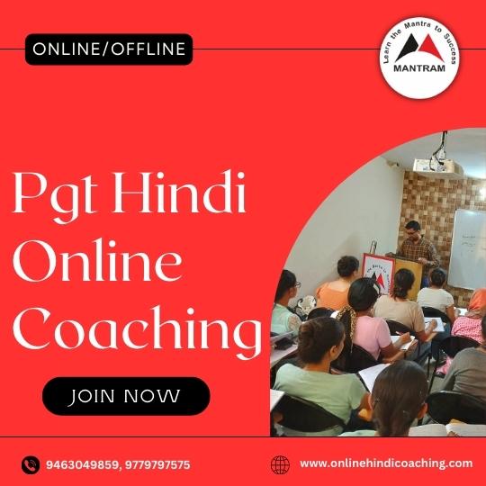 PGT Hindi Online Coaching