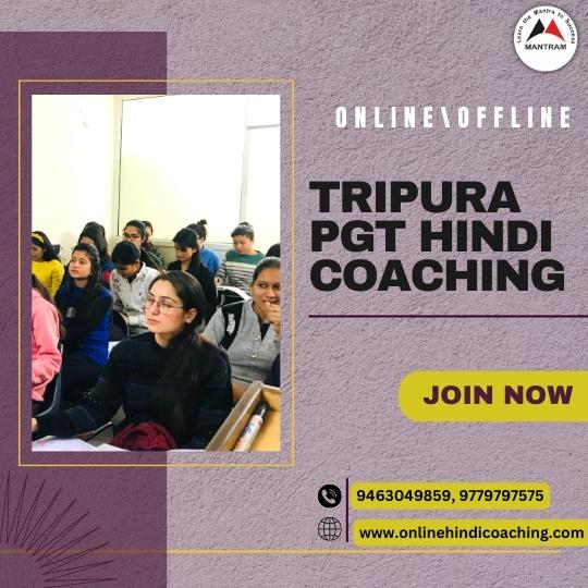 tripura online pgt hindi recruitment vacancy coaching