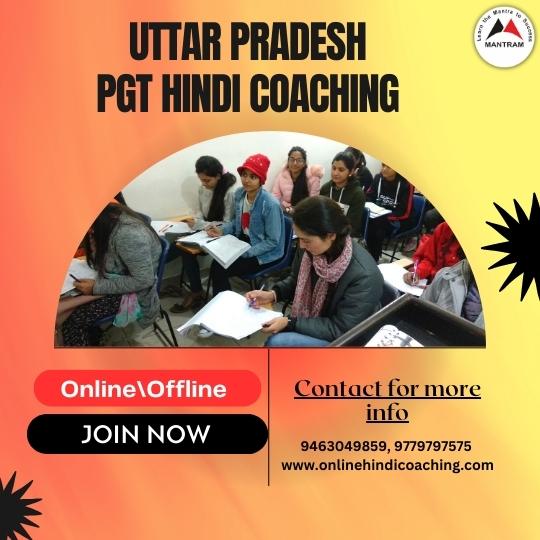 uttar pradesh online pgt hindi recruitment vacancy coaching