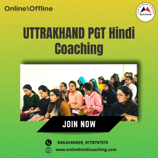 uttarakhand online pgt hindi recruitment vacancy coaching